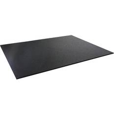 RUBBER KING 3 ft. x 4 ft. x 0.196 in. Rubber Fitness Utility Mat (12 sq. ft. Black/Matte