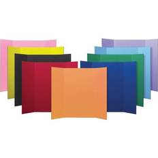 Flipside Corrugated Project Boards, 48" x 36" 9 Assorted Colors, Pack Of 24
