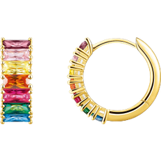 Ohrringe Thomas Sabo Creole Earrings - Gold/Multicolour