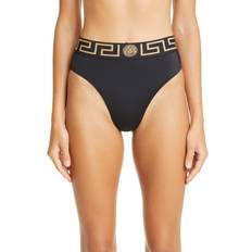 Versace Greca High-Waist Bikini Bottom