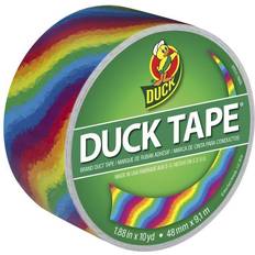 Duck 1.88 in. W X 10 yd L Multicolored Rainbow Tape