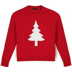 Dame - Julegensere by Benson Christmas Sweater - Red