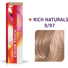 Braun no touch Wella Professionals Semi-permanent colours Color Touch No. 9/97 Very Light Blonde Cendre