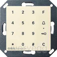 Gira System 55 Keyless Keypad, cream white glossy