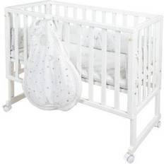 Bedside cribs på salg Roba Krybbeseng safe asleep® 3 stjerner hvid- 10x babypoints