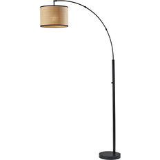 Black Floor Lamps & Ground Lighting Adesso Bowery Arc Floor Lamp 73.5"