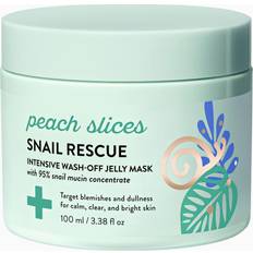 Peach Slices Snail Rescue Intensive Wash-off Jelly Face Mask with
