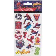 Marvel Crafts Marvel Spider-Man Character and Symbols Sticker Sheet 4-Pack