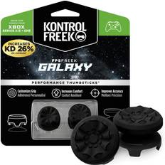 Thumb Grips KontrolFreek FPS Freek Galaxy Black for Xbox One and Xbox Series X Controller 2 Performance Thumbsticks 1 High-Rise, 1 Mid-Rise Black