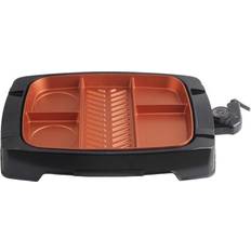 Brentwood Grills Brentwood Multi-Portion Electric Grill, 2-1/2"H Copper