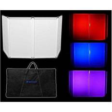 Photo Backgrounds Rockville RFAAW DJ Event Facade Light Weight Metal Frame Booth Travel Bag Scrim,White