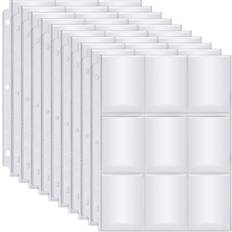 9 Pocket Page Protector, 400 Pack Trading Card Sleeve, Baseball Card Sheets  for 3 Ring Binder, for Skylanders, MTG, Coupon, Game Cards, Trading Cards,  Football Cards