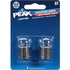 Incandescent Lamps Peak 2-Pack 67 Long Life Bulbs