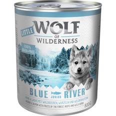 Wolf of Wilderness Blue River Junior Chicken & Salmon 6x800g