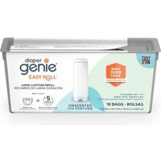 Angelcare Baby care Angelcare Diaper Genie Easy Roll Refill with 18 Bags Lasts Up to 5 Months or Holds Up to 846 Newborn Diapers Per Refill