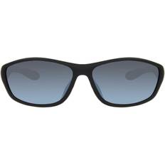 Sunglasses Foster Grant Wrap Black with Gray Lenses - Backstop