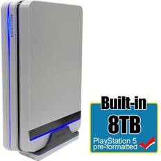 8tb hdd Hard Drives Avolusion PRO-X 8TB USB 3.0 External Gaming Hard Drive for PS5/PS4 Game Console (White) 2 Year Warranty