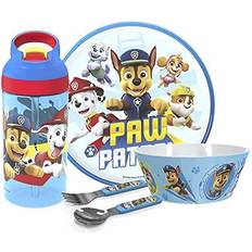 Zak Designs Bluey Kids Dinnerware Set Includes Plate, Bowl, Tumbler, Water  Bottle, and Utensil Tableware, Made of Durable Material and Perfect for