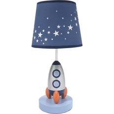 Lighting Lambs & Ivy Milky Way Blue/Silver Rocket Ship Nursery Night Light