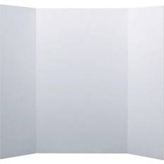 Mailing Boxes Flipside Corrugated Project Boards, 36" x 48" White, Box Of 24 Boards