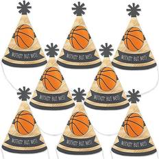 Basketball Hoops Big Dot of Happiness Nothin' but Net Basketball Mini Cone Baby Shower or Birthday Party Hats Small Little Party Hats Set of 8