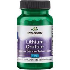 Vitamine & Nahrungsergänzung Swanson Lithium Orotate 5mg 60 Stk.