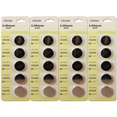 EmazingLights CR2450 Batteries 3 Volt Lithium Coin Cell 3V Button Battery  (20 Pack)