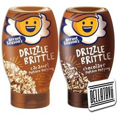Drinks fridge Wine Coolers Popcorn Drizzle Sauce Bundle. Includes Two-13.1 Oz Kernel Seasons Drizzle