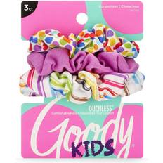 Goody Ouchless Hair Scrunchie - 3 Count Purple Rainbow Help Keep