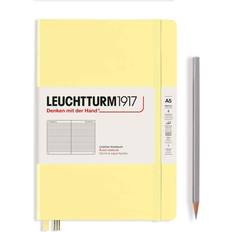 Leuchtturm Hardcover Ruled A5 Notebook, Vanilla