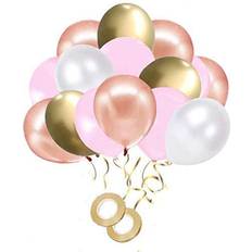  Rose Gold Confetti Latex Balloons, 50 pack 12 inch Birthday  Balloons with 33 Feet Rose Gold Ribbon for Party Wedding Bridal Shower  Decorations : Home & Kitchen