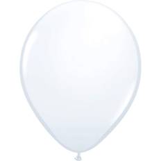 Qualatex 5" White Latex Balloons (100ct)
