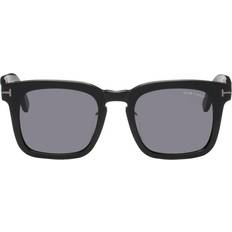 Tom ford dax Sunglasses Tom Ford FT 0751 -F-N 01A Shiny Black/Smoke