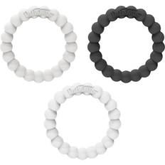 Dr. Brown's 3-Pack Flexees Beaded Teether Rings In Black/white/grey Black/grey grey 3-24 Months
