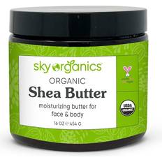 Sky Organics Organic Shea Butter for Body & Face USDA Certified Organic Raw Unrefined Soften, Smooth Boost