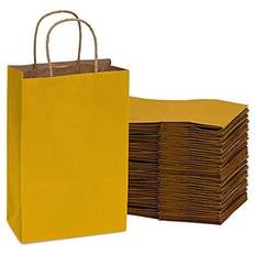 Prime Line Packaging Brown Natural Kraft Paper Shopping Bags with
