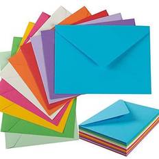 A7 Envelopes - 100 Pack Invitation Envelopes, 5x7 Gummed Seal