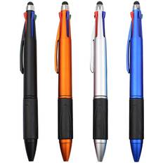MiSiBao Multicolored Pens in One 4-Color Ballpoint Pen Medium Point  (1.0mm), 8-Pack