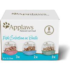 Applaws Natural Pot Multipack Fish Wet Cat Food, 2.12 oz., Count of