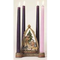 Josephs Studio Nativity Advent Candle Holder 5.8"