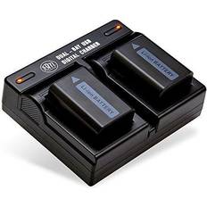 Batteries & Chargers BM 2 NP-FW50 Batteries and Dual Charger for Sony DSC-RX10 II III IV Alpha 7 a7 A7 II a7R A7s II a3000 a5000 a6000 A6100 a6300 a6400 a6500 Cameras