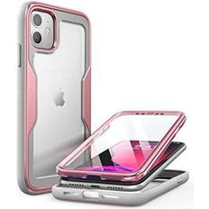 i-Blason Magma Case for iPhone 11 6.1 inch (2019 Release) Heavy Duty Protection Full Body Bumper Protective Case with Built-in Screen Protector (RoseGlod)
