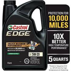 Motor Oils Castrol 03083 Edge 5W-20 Advanced Full Synthetic Motor Oil