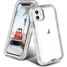 ORIbox Case Compatible with iPhone 12/12 pro Heavy Duty Shockproof Anti-Fall Clear case
