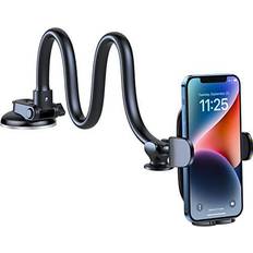 Mobile Device Holders Windshield Car Phone Mount OQTIQ Upgraded 13-Inches Long Arm Gooseneck Cell Phone Holder for Car Truck Dashboard Phone Holder with Strong Suction Cup Compatible with iPhone Samsung Galaxy
