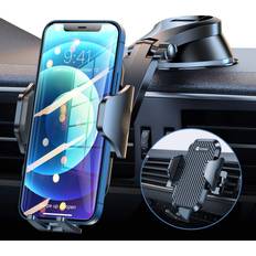 VICSEED Dainty Magnetic Phone Holder for Car Strong Power Magnetic Phone  Car Mount Cast-Iron Phone Magnet for Car Air Vent Phone Mount 360° Rotation  Fit for All Cell Phones, Cases