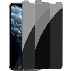Pehael Anti-Spy Tempered Glass Film Privacy Screen Protector for iPhone XS Max/11 Pro Max 2-Pack