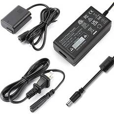 Batteries & Chargers F1TP AC-PW20 AC Power Adapter NP-FW50 Dummy Battery Kit for Sony Alpha A5100 A6000 A6100 A6300 A6400 A6500 ZV-E10 A7 A7R A7S A7II A7RII A7SII RX10 II III IV NEX5 NEX7 Cameras