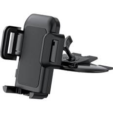 Mobile Device Holders Cell Phone Holder for Car, CD Slot Car Phone Mount, One Button Release Easy Installation CD Player Car Phone Holder Mount Compatible with iPhone13 12 Mini 11 Pro XR XS MAX Galaxy S20 S20 S10 S9 S8