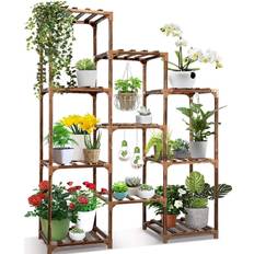 Outdoor Planter Boxes Plant Stand Indoor Outdoor,CFMOUR Plant Shelf